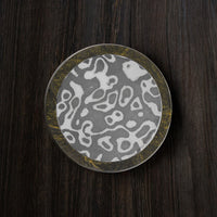 Gold Carbon Fiber and Damascus Steel Premium Golf Ball Marker by Doubloon Golf