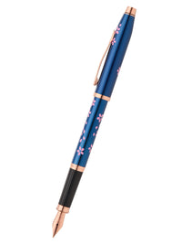 Century® II Cherry Blossom Translucent Blue Lacquer Medium Nib Fountain Pen