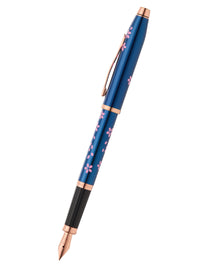 Century® II Cherry Blossom Translucent Blue Lacquer Fine Nib Fountain Pen