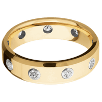 10K Yellow Gold + Polish , Polish Finish