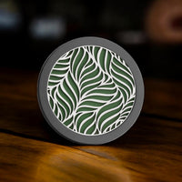 Black Tungsten with Sterling Silver and Cerakote Design Premium Golf Ball Marker by Doubloon Golf