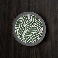Black Tungsten with Sterling Silver and Cerakote Design Premium Golf Ball Marker by Doubloon Golf