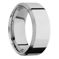 14K White Gold + Polish , Bead Finish