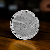 Titanium and Meteorite Premium Golf Ball Marker by Doubloon Golf