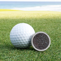 Tungsten and Dinosaur Bone Premium Golf Ball Marker by Doubloon Golf