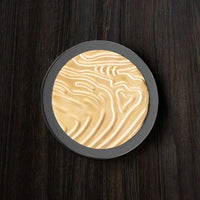 Black Titanium and 14K Yellow Gold Premium Golf Ball Marker by Doubloon Golf