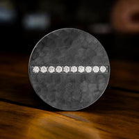 Black Titanium and Black Diamond Premium Golf Ball Marker by Doubloon Golf