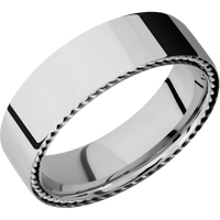 14K White Gold + Polish Finish