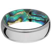 Titanium + Polish , Polish Finish + Abalone