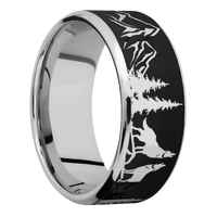 14K White Gold + Polish , Polish Finish