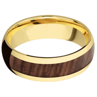 14K Yellow Gold + Polish Finish