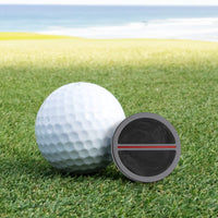 Black Titanium Carbon Fiber and Cerakote Premium Golf Ball Marker by Doubloon Golf