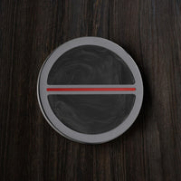 Black Titanium Carbon Fiber and Cerakote Premium Golf Ball Marker by Doubloon Golf