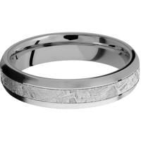 18K White Gold + Polish , Satin Finish + Titanium