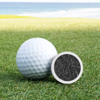 Titanium and Forged Carbon Fiber Premium Golf Ball Marker by Doubloon Golf