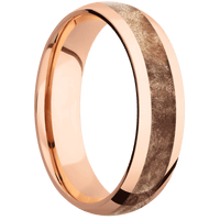 14K Rose Gold + Polish Finish