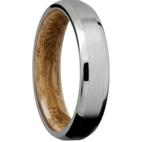 Titanium + Satin , Polish Finish + Whiskey Barrel