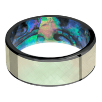 Zirconium + Polish Finish + Abalone