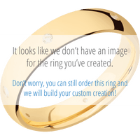 14K Yellow Gold + Polish Finish