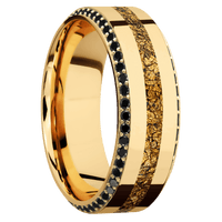 14K Yellow Gold + Polish , Polish Finish