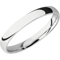 14K White Gold + Polish Finish + Titanium