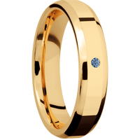 10K Yellow Gold + Polish , Polish Finish