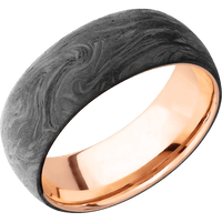 Forged Carbon Fiber + None Finish + 14K Rose Gold
