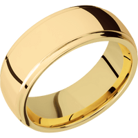 14K Yellow Gold + Polish , Polish Finish
