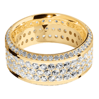 14K Yellow Gold + Polish , Polish Finish