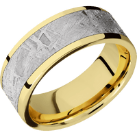 18K Yellow Gold + Polish Finish