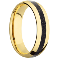 14K Yellow Gold + Polish Finish