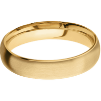 10K Yellow Gold + Satin Finish