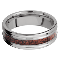 10K White Gold + Sand , Polish Finish