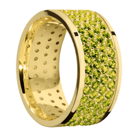 18K Yellow Gold + Polish Finish
