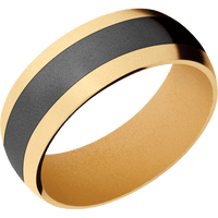 Zirconium + Bead Finish + Gold