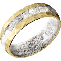 18K Yellow Gold + Rock Finish + King's Snow