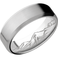 10K White Gold + Anglesatin , Satin Finish