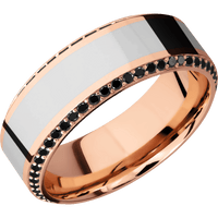 14K Rose Gold + Polish , Polish Finish