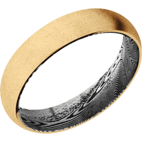 14K Yellow Gold + Distressed Finish + Tightweave