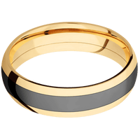 10K Yellow Gold + Polish Finish