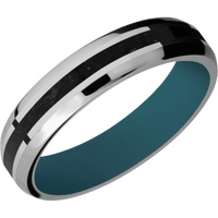 Titanium + Polish , Polish Finish + Ridgeway Blue