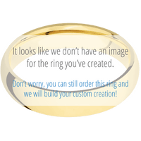 14K Yellow Gold + Polish Finish