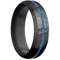 Zirconium + Hammer , Bead Finish + Dark Grey