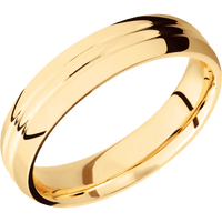 14K Yellow Gold + Polish , Polish Finish
