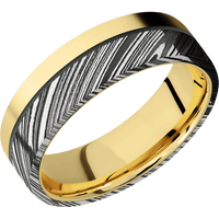10K Yellow Gold + Bead Finish