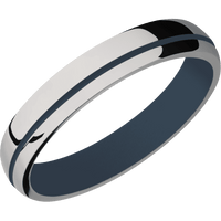 Titanium + Polish , Polish Finish + Navy Blue