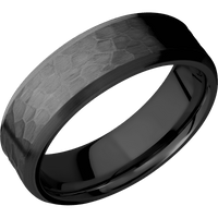 Zirconium + Hammer , Satin Finish