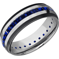 10K White Gold + Rockpolish , Satin Finish