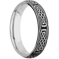 18K White Gold + Satin Finish
