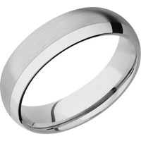18K White Gold + Satin Finish